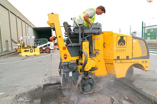 Asvaltherstellingen en voegherstellingen Cloet Vanhee
